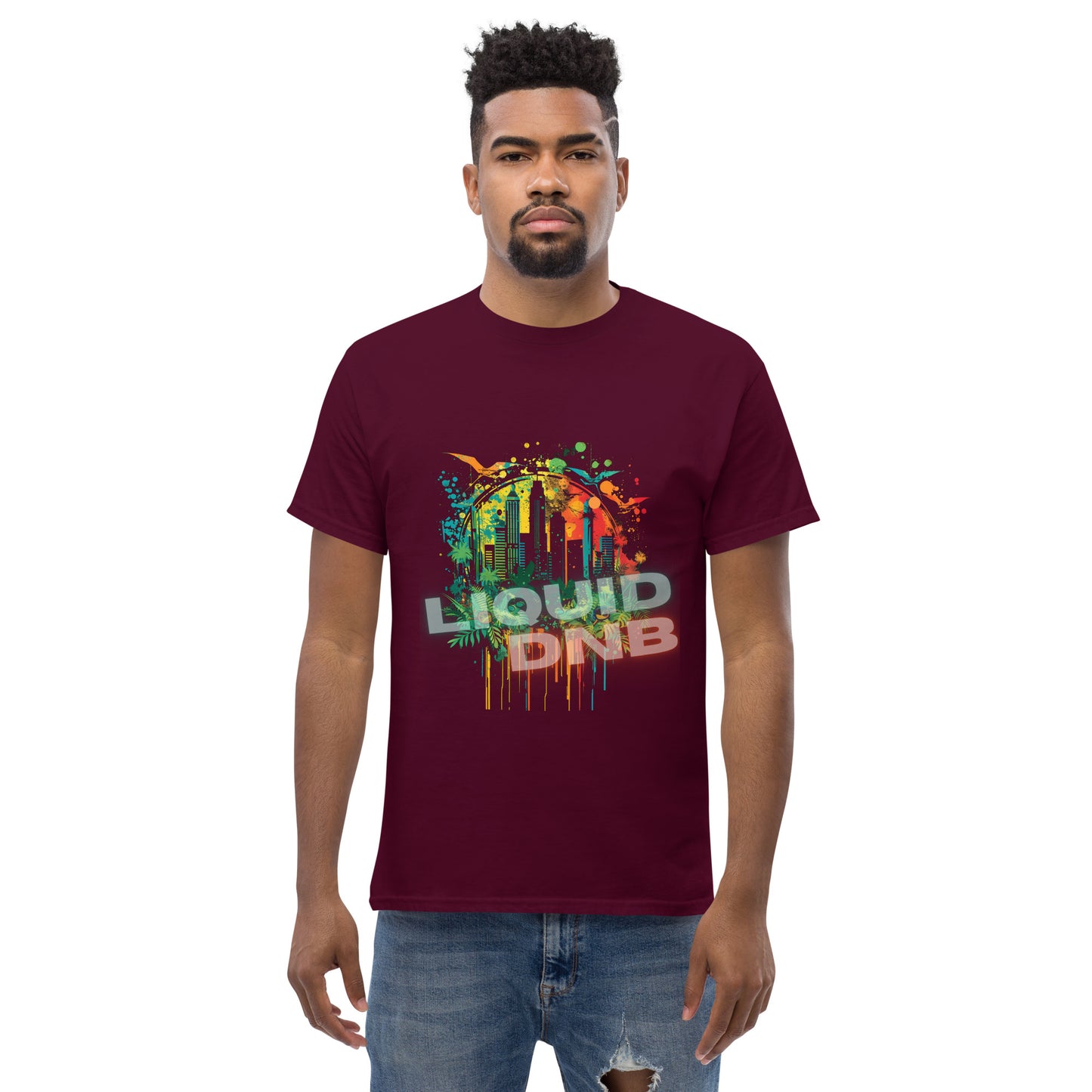 Men's classic tee Liquid DnB style1