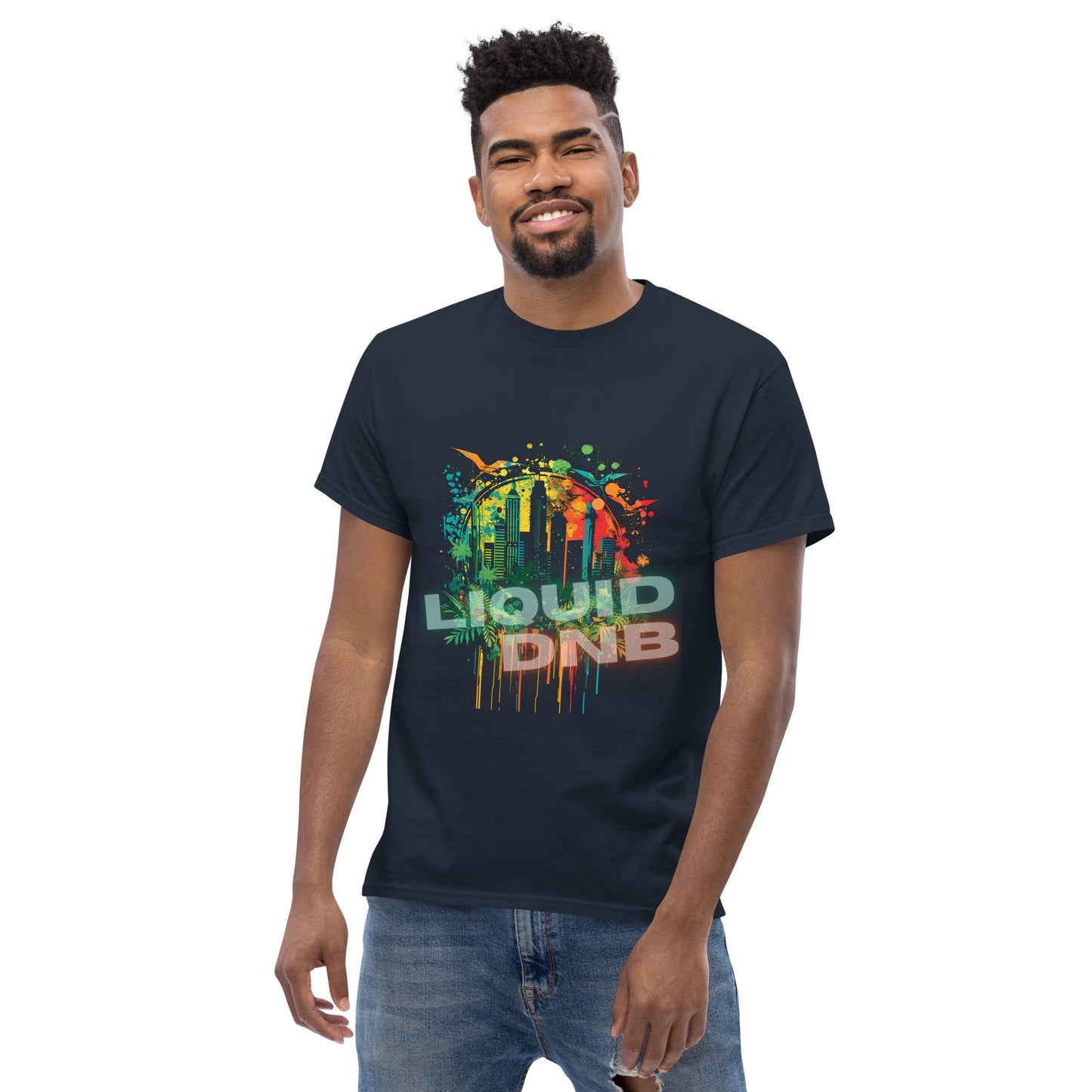 Men's classic tee Liquid DnB style1
