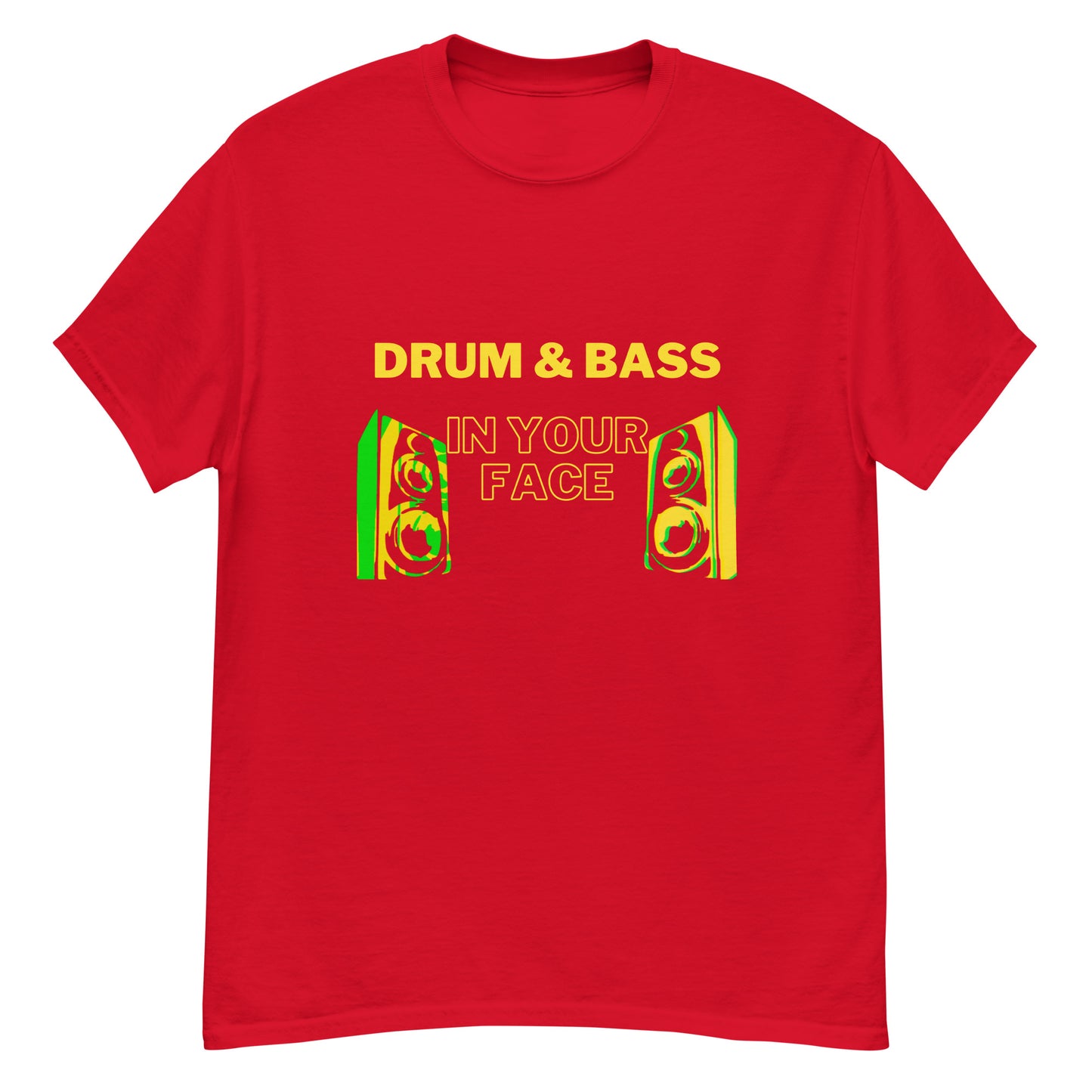 Men's classic tee Bass In your face