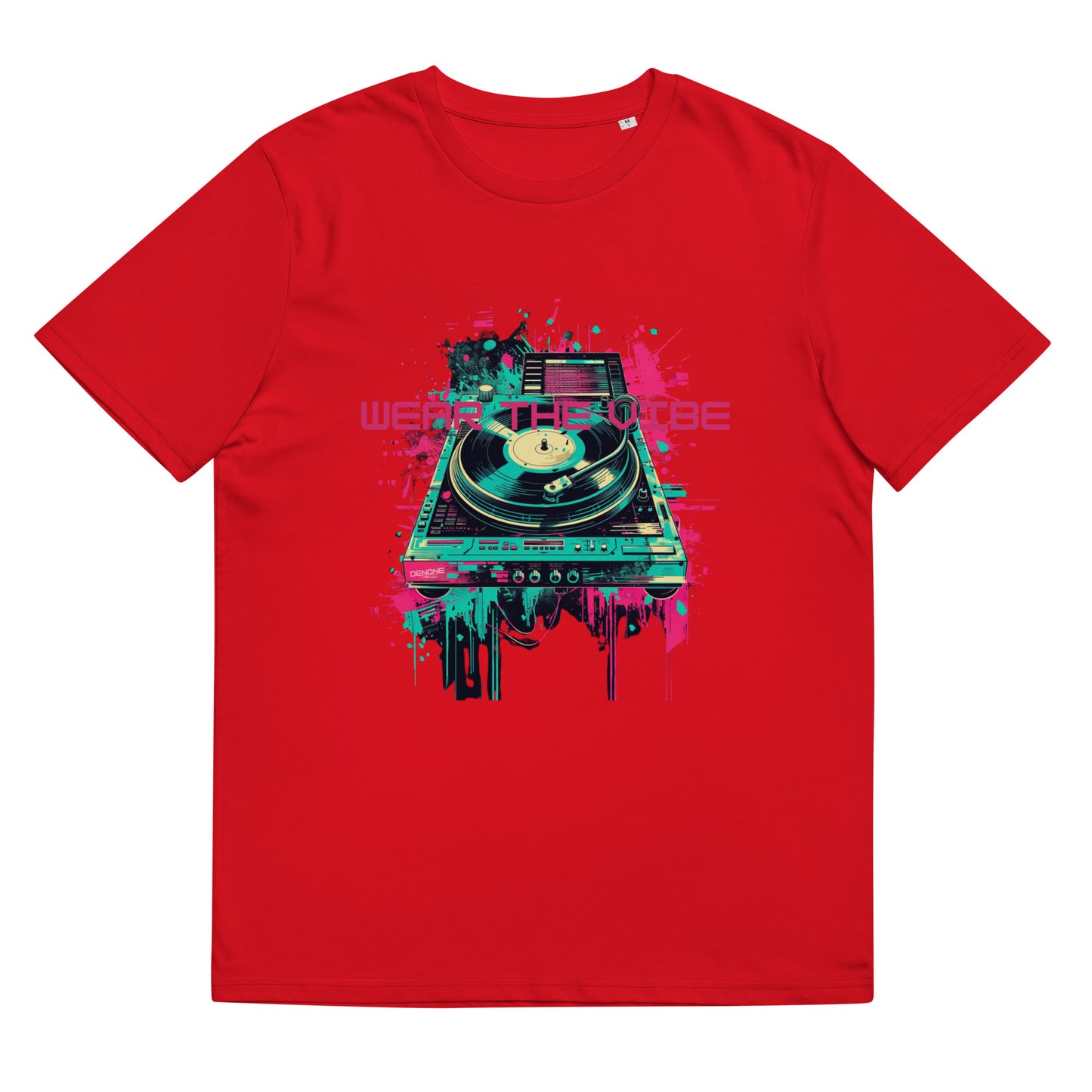 Unisex organic cotton t-shirt Wear the vibie