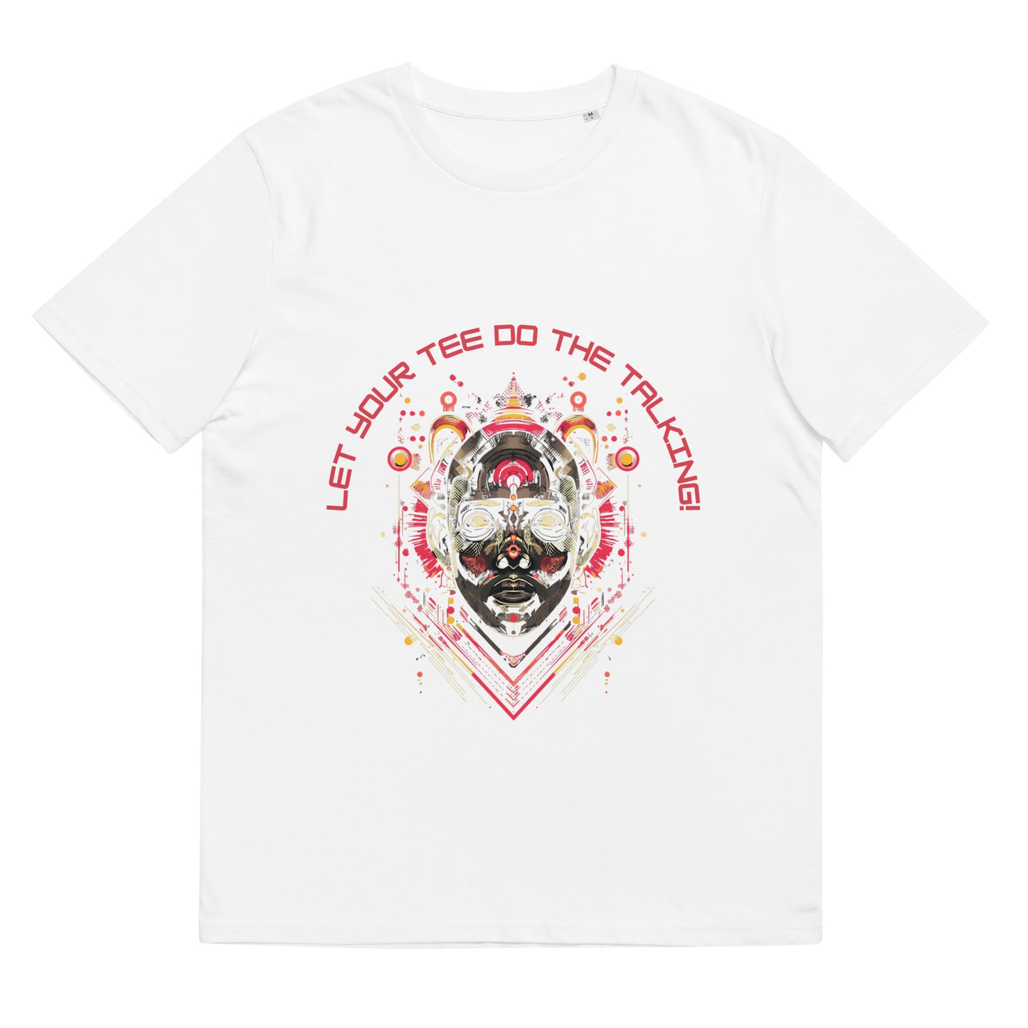 Unisex organic cotton t-shirt Do the talking