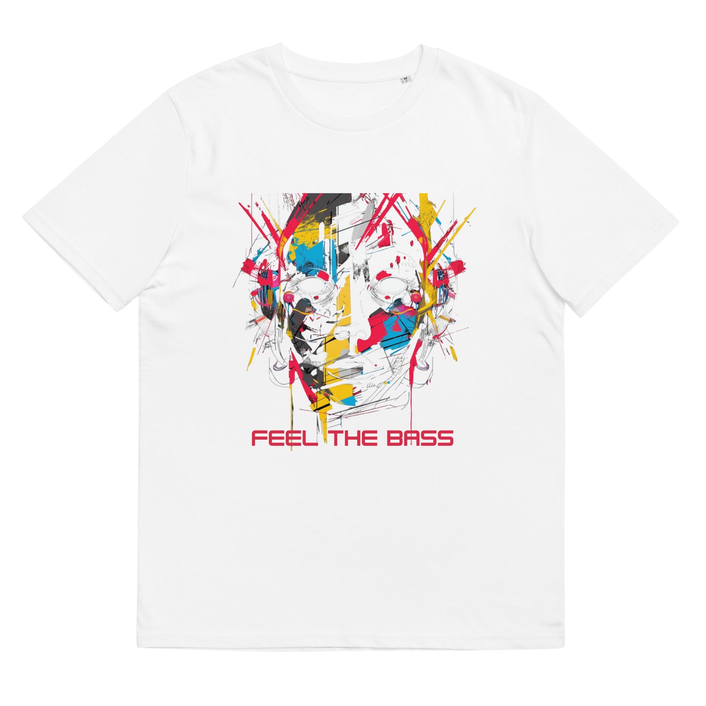 Unisex organic cotton t-shirt Feel the Bass